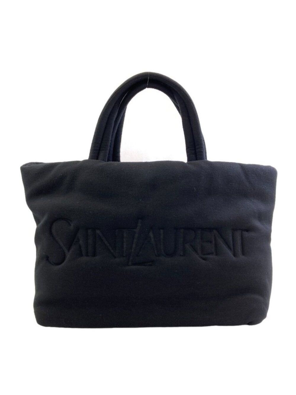 Saint Laurent Logo Tote Bag Cotton